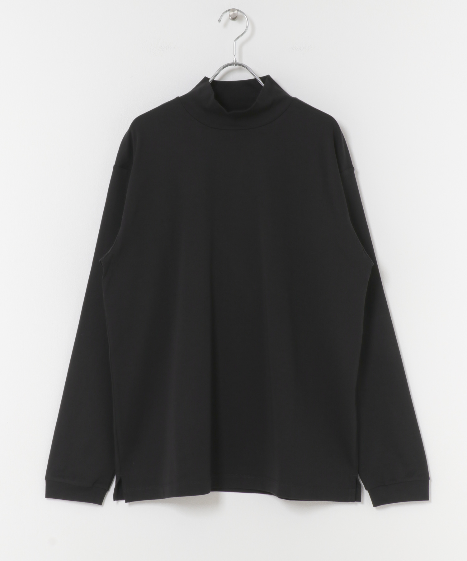 Fine Cotton ハイネック カットソー
